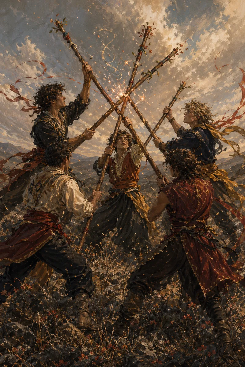 Five of Wands